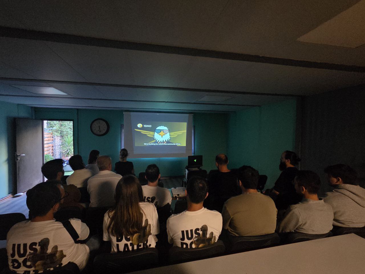 DeFi Pragma presentation at indoor venue in Istanbul
